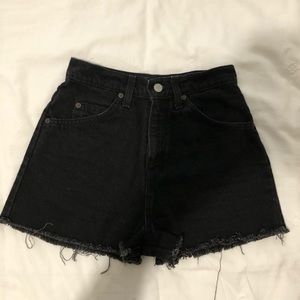 Vintage Black Levi 954 Shorts